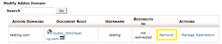 Remove Addon Domain.PNG